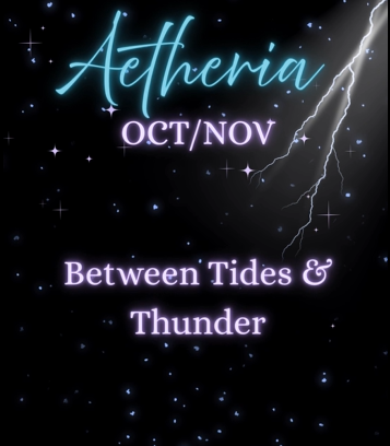 Coveted Cover Aetheria October - Between Tides and Thunder